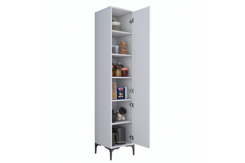 Manorma Highboard - Hvit - Oppbevaring - Skap - Oppbevaringsskap