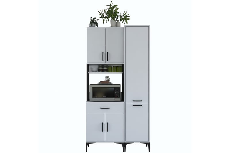 Manorma Highboard - Hvit - Oppbevaring - Skap - Oppbevaringsskap