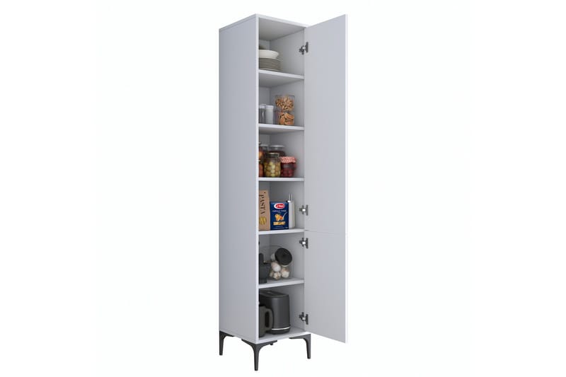 Manorma Highboard - Hvit - Oppbevaring - Skap - Oppbevaringsskap