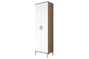 Manorma Highboard - Valnøtt/Hvit - Oppbevaring - Skap - Oppbevaringsskap