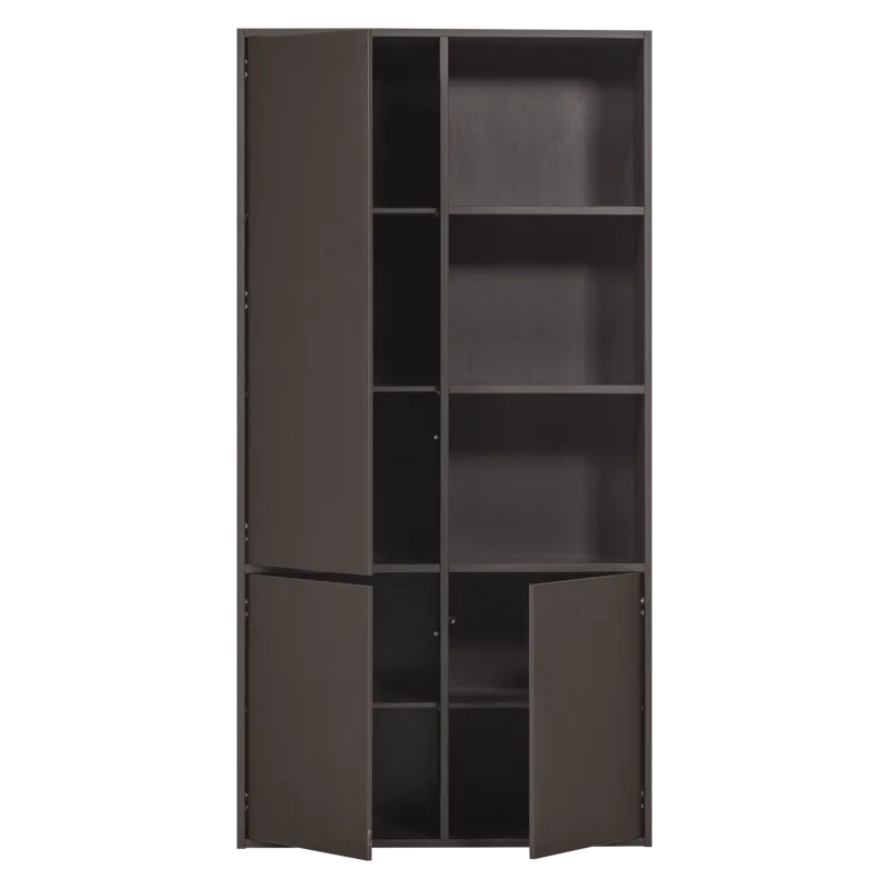 Oppbevaringsskap Meggy 215 cm - Mellombrun - Oppbevaring - Skap - Oppbevaringsskap