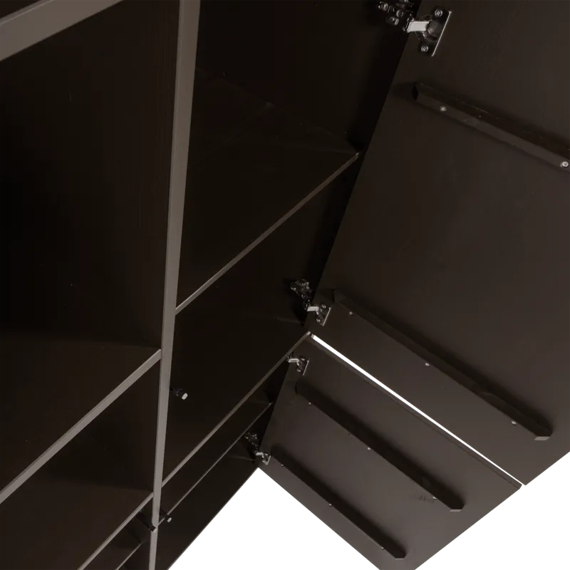 Oppbevaringsskap Meggy 215 cm - Mellombrun - Oppbevaring - Skap - Oppbevaringsskap