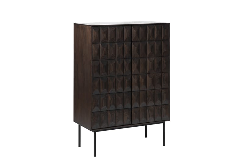 Merciat Highboard 90x129 cm - Brun - Oppbevaring - Skap - Oppbevaringsskap