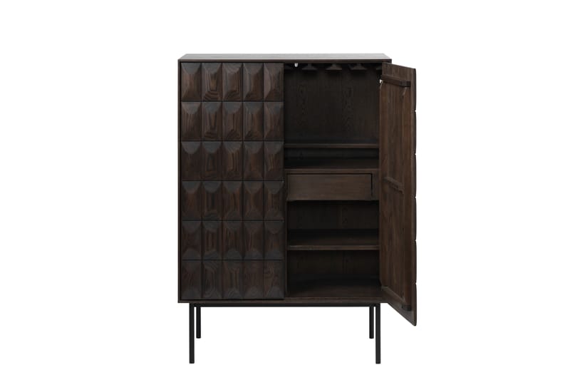 Merciat Highboard 90x129 cm - Brun - Oppbevaring - Skap - Oppbevaringsskap