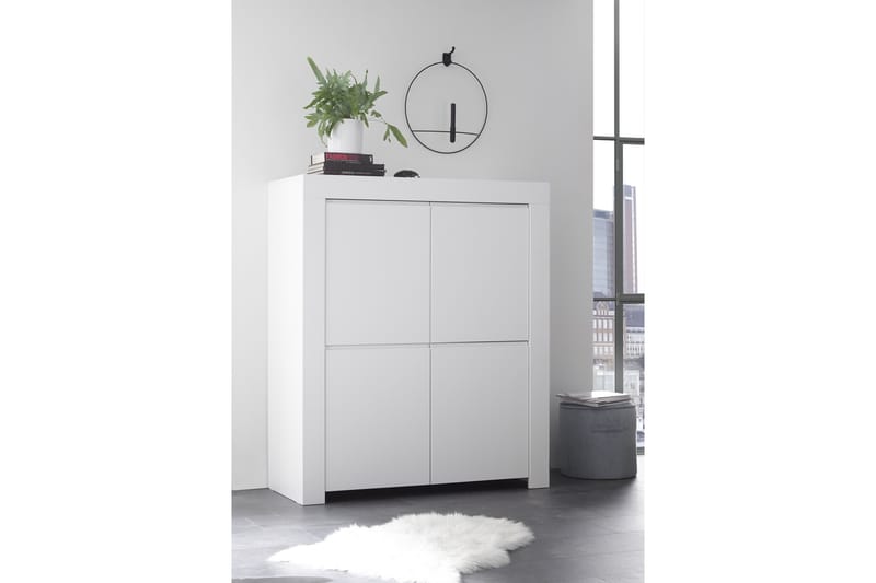 Midas Oppbevarignsskap 110 cm - Hvit - Oppbevaring - Skap - Oppbevaringsskap