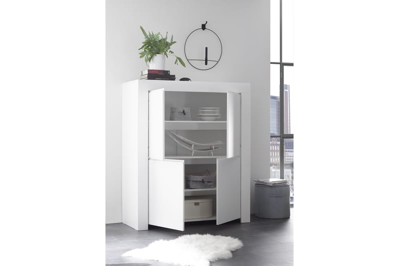 Midas Oppbevarignsskap 110 cm - Hvit - Oppbevaring - Skap - Oppbevaringsskap