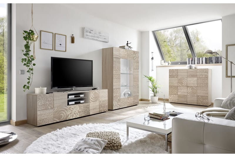 Mironne Highboard 121 cm - Brun - Oppbevaring - Skap - Oppbevaringsskap