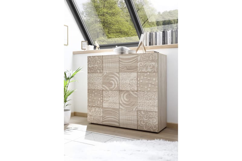 Mironne Highboard 121 cm - Brun - Oppbevaring - Skap - Oppbevaringsskap