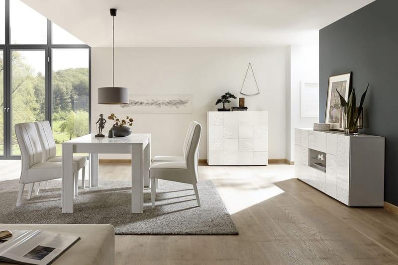 Mironne Highboard 121 cm - Hvit - Oppbevaring - Skap - Oppbevaringsskap