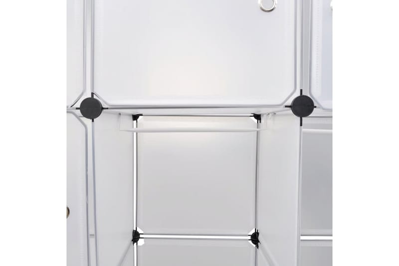 Modulrt skap med 14 deler, hvit 37 x 146 x 180,5 cm - Oppbevaring - Skap - Oppbevaringsskap