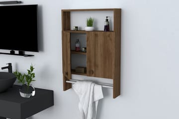 Muchnick Baderomskap 60 cm - Valnøtt - Oppbevaring - Skap - Oppbevaringsskap