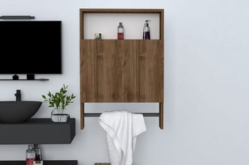Muchnick Baderomskap 60 cm - Valnøtt - Oppbevaring - Skap - Oppbevaringsskap