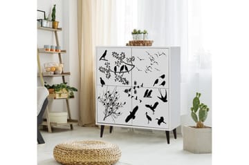 Multi Purpose Cabinet Hvit|Svart - Hvit/Svart - Oppbevaring - Skap - Oppbevaringsskap