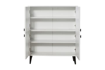 Multi Purpose Cabinet Hvit|Svart - Hvit/Svart/Gul - Oppbevaring - Skap - Oppbevaringsskap