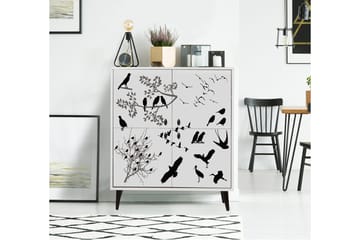 Multi Purpose Cabinet Hvit|Svart - Hvit/Svart - Oppbevaring - Skap - Oppbevaringsskap