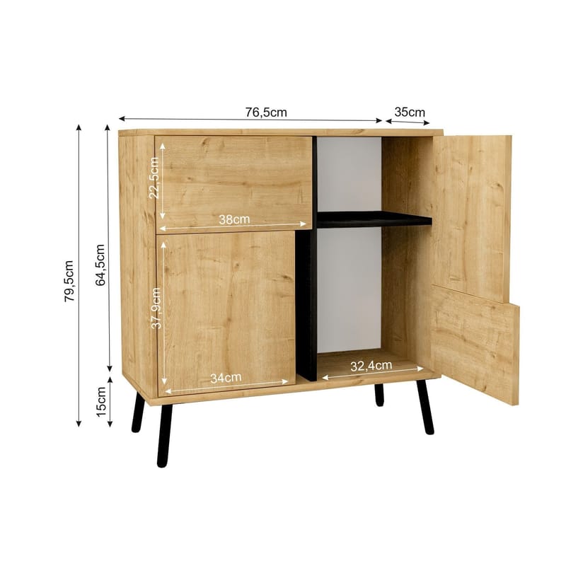 Multi Purpose Cabinet Homitis - Oppbevaring - Skap - Oppbevaringsskap