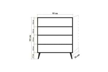 Multi Purpose Cabinet Hvit|Svart - Hvit/Svart - Oppbevaring - Skap - Oppbevaringsskap