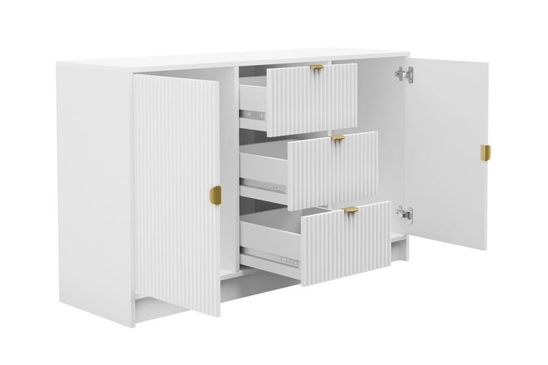 Novaj Highboard - Svart - Oppbevaring - Skap - Oppbevaringsskap