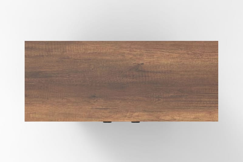 Numandro Highboard 40x96 cm - Teak/Antrasitt - Oppbevaringsskap