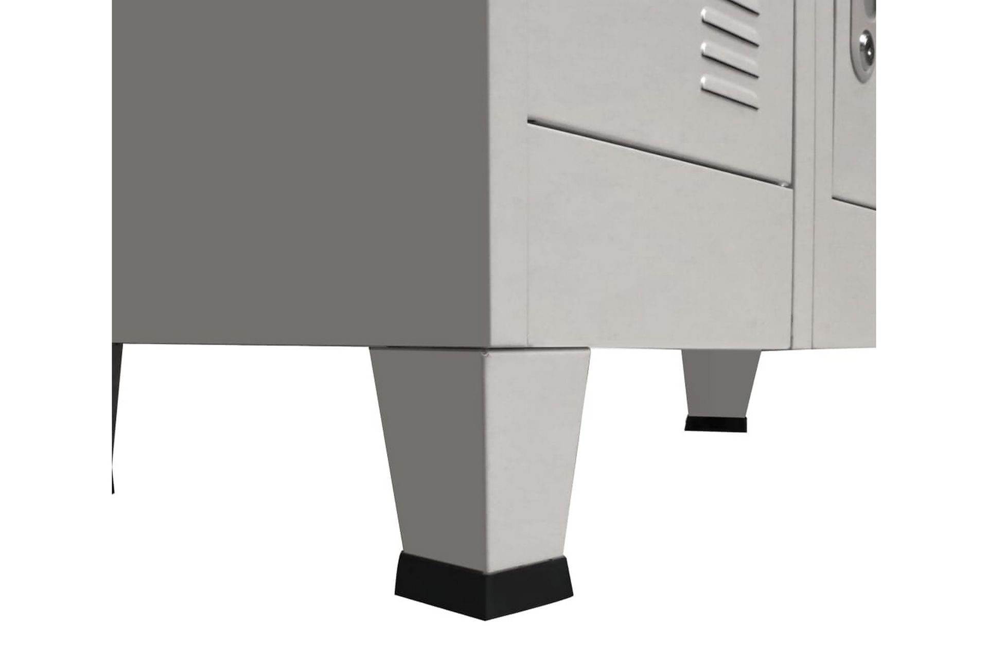 Garderobeskap med 18 rom metall 90x40x180 cm - Oppbevaring - Skap - Oppbevaringsskap - Omkledningsskap