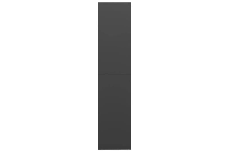 Oppbevaringsskap antrasitt 90x40x180 cm stål - Antrasittgrå - Oppbevaring - Skap - Oppbevaringsskap - Omkledningsskap