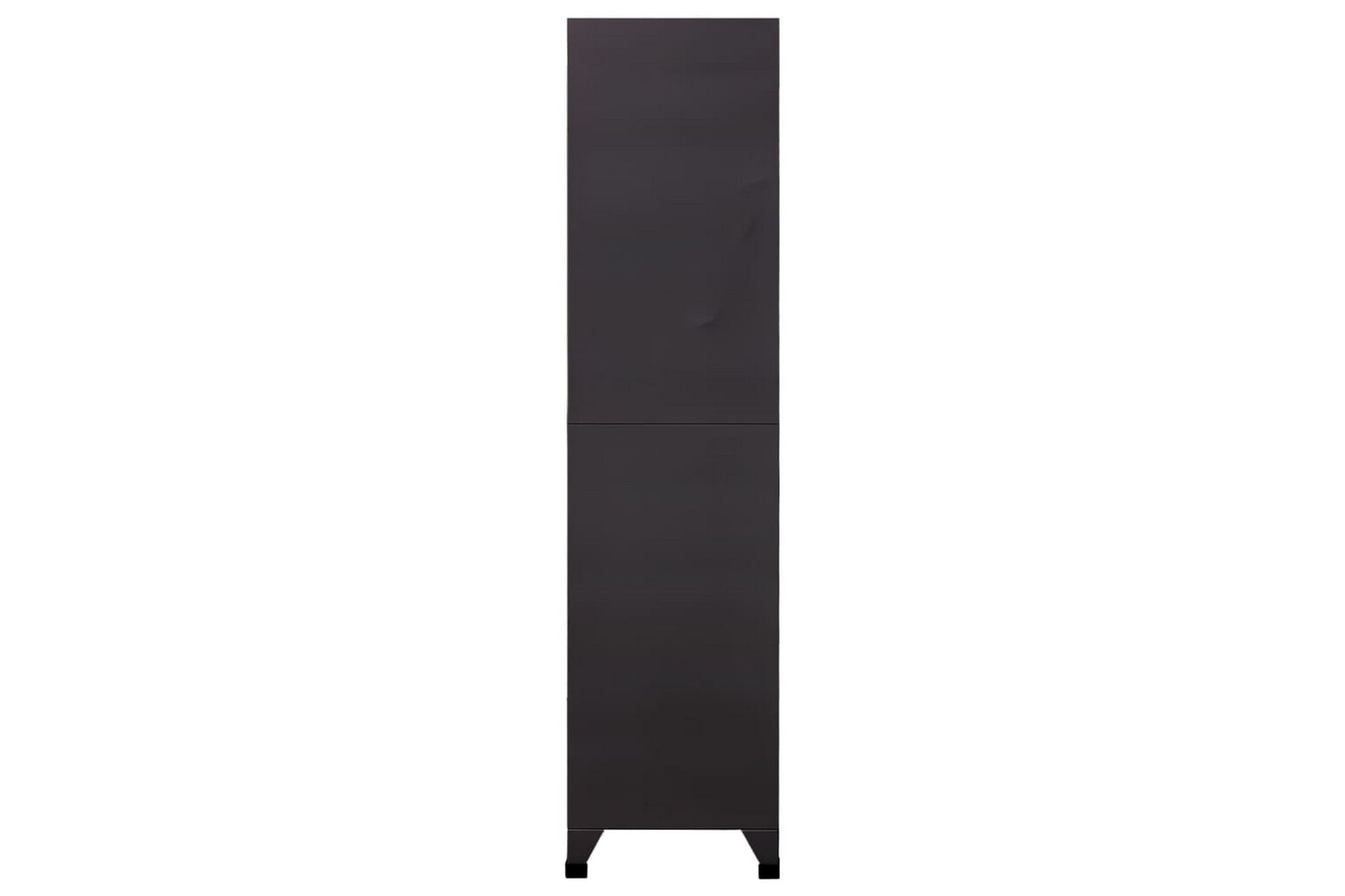 Oppbevaringsskap antrasitt 90x45x180 cm stål - Antrasittgrå - Oppbevaring - Skap - Oppbevaringsskap - Omkledningsskap
