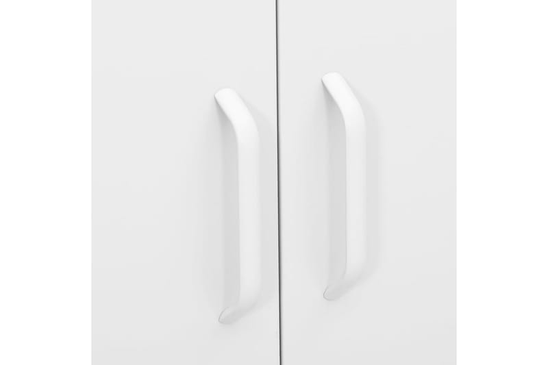 Oppbevaringsskap hvit 80x35x101,5 cm stål - Hvit - Oppbevaring - Skap - Oppbevaringsskap - Omkledningsskap