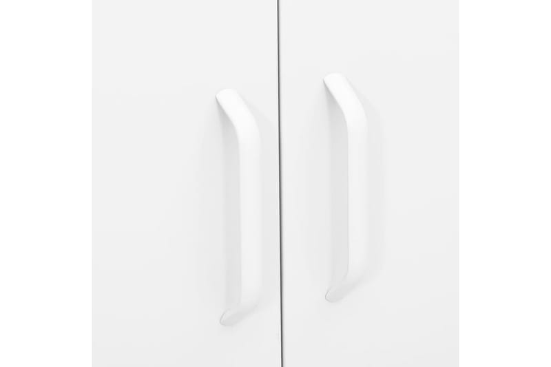 Oppbevaringsskap hvit 80x35x101,5 cm stål - Hvit - Oppbevaring - Skap - Oppbevaringsskap - Omkledningsskap