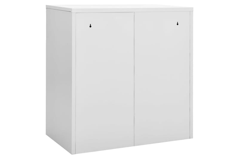 Oppbevaringsskap lysegrå og grønn 90x45x92,5 cm stål - Grå - Oppbevaring - Skap - Oppbevaringsskap - Omkledningsskap