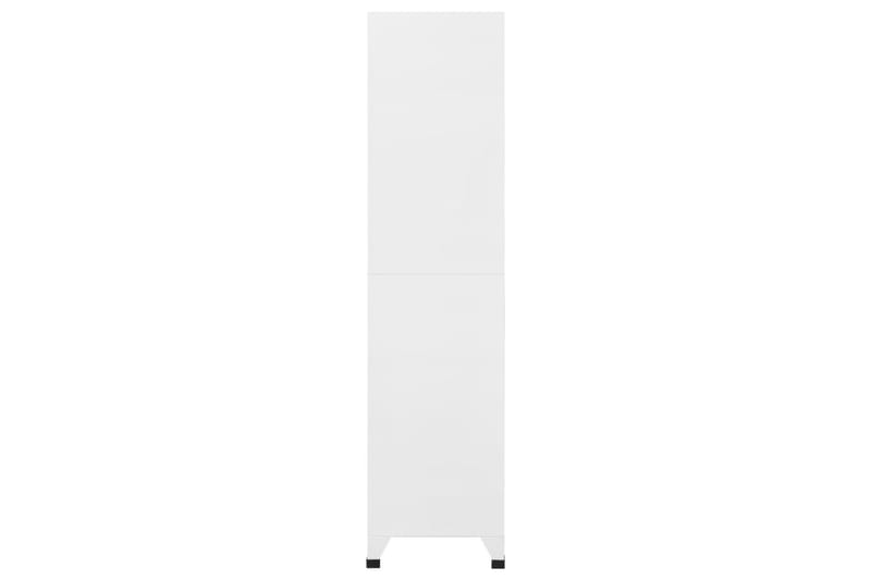 Oppbevaringsskap lysegrå og mørkegrå 90x45x180 cm stål - Grå - Oppbevaring - Skap - Oppbevaringsskap - Omkledningsskap