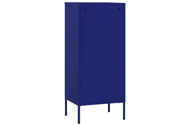 Oppbevaringsskap marineblå 42,5x35x101,5 cm stål - Blå - Oppbevaring - Skap - Oppbevaringsskap - Omkledningsskap