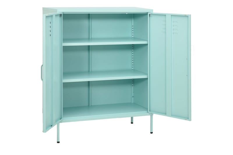 Oppbevaringsskap myntegrønn 80x35x101,5 cm stål - grønn - Oppbevaring - Skap - Oppbevaringsskap - Omkledningsskap