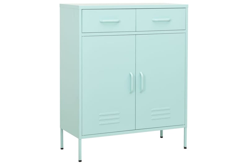 Oppbevaringsskap myntegrønn 80x35x101,5 cm stål - grønn - Oppbevaring - Skap - Oppbevaringsskap - Omkledningsskap