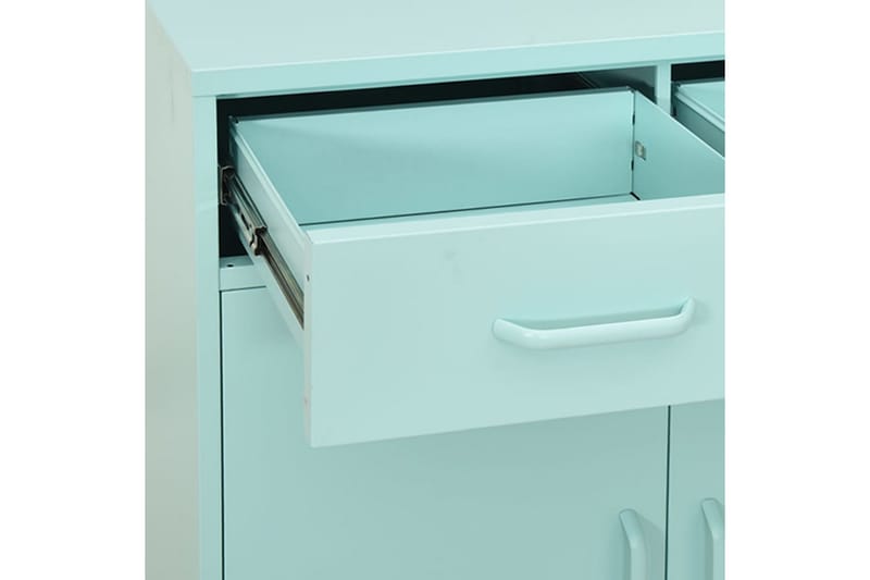 Oppbevaringsskap myntegrønn 80x35x101,5 cm stål - grønn - Oppbevaring - Skap - Oppbevaringsskap - Omkledningsskap