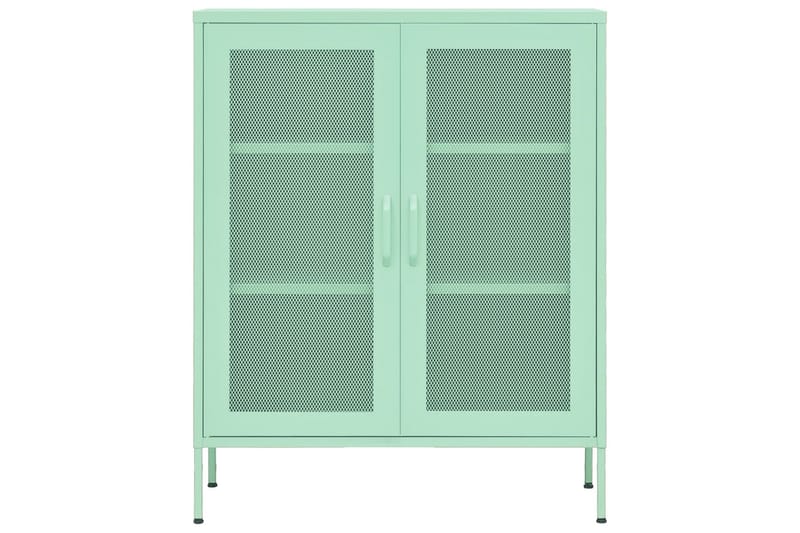 Oppbevaringsskap myntegrønn 80x35x101,5 cm stål - grønn - Oppbevaring - Skap - Oppbevaringsskap - Omkledningsskap