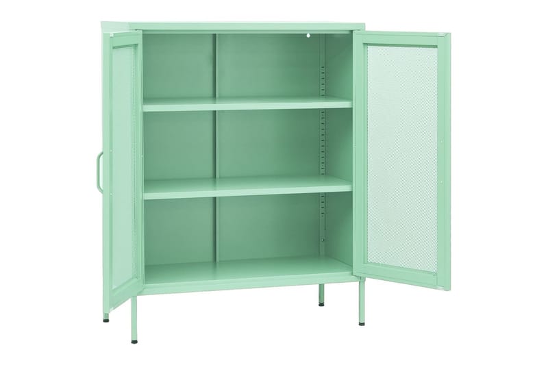 Oppbevaringsskap myntegrønn 80x35x101,5 cm stål - grønn - Oppbevaring - Skap - Oppbevaringsskap - Omkledningsskap