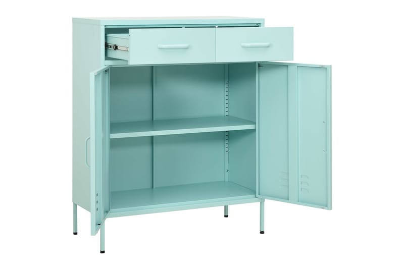 Oppbevaringsskap myntegrønn 80x35x101,5 cm stål - grønn - Oppbevaring - Skap - Oppbevaringsskap - Omkledningsskap