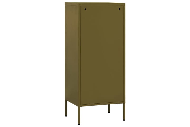 Oppbevaringsskap olivengrønn 42,5x35x101,5 cm stål - grønn - Oppbevaring - Skap - Oppbevaringsskap - Omkledningsskap