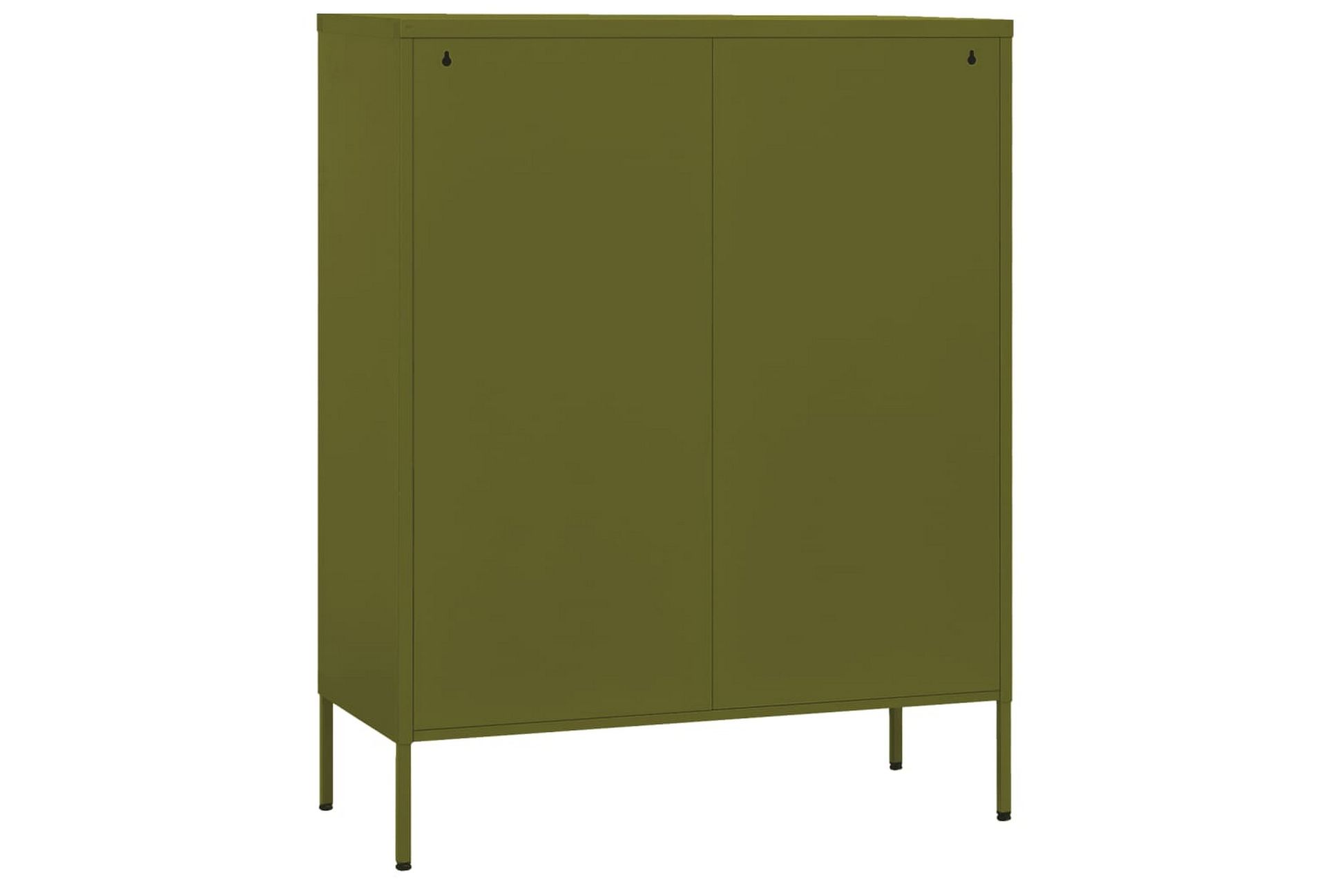Oppbevaringsskap olivengrønn 80x35x101,5 cm stål - grønn - Oppbevaring - Skap - Oppbevaringsskap - Omkledningsskap
