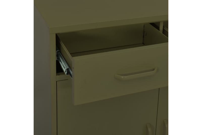 Oppbevaringsskap olivengrønn 80x35x101,5 cm stål - grønn - Oppbevaring - Skap - Oppbevaringsskap - Omkledningsskap