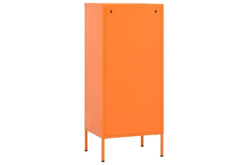 Oppbevaringsskap oransje 42,5x35x101,5 cm stål - Oransj - Oppbevaring - Skap - Oppbevaringsskap - Omkledningsskap