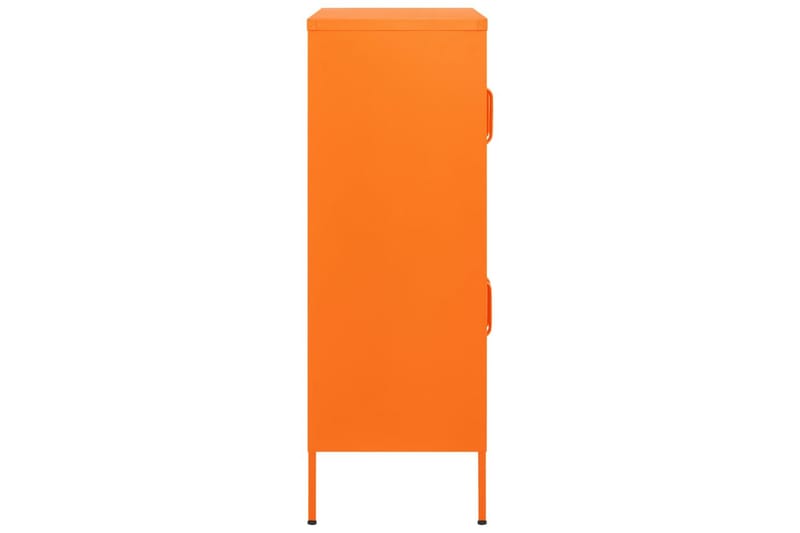 Oppbevaringsskap oransje 80x35x101,5 cm stål - Oransj - Oppbevaring - Skap - Oppbevaringsskap - Omkledningsskap