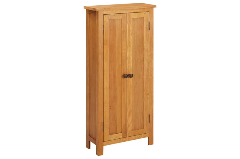 Oppbevaringsskap 50x22x110 cm heltre eik - Brun - Oppbevaring - Skap - Oppbevaringsskap - Omkledningsskap