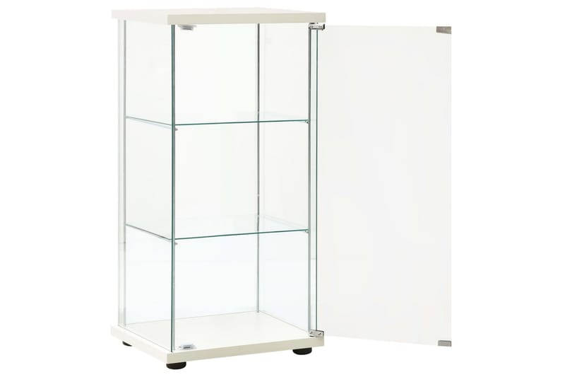 Oppbevaringsskap herdet glass hvit - Hvit - Oppbevaring - Skap - Oppbevaringsskap