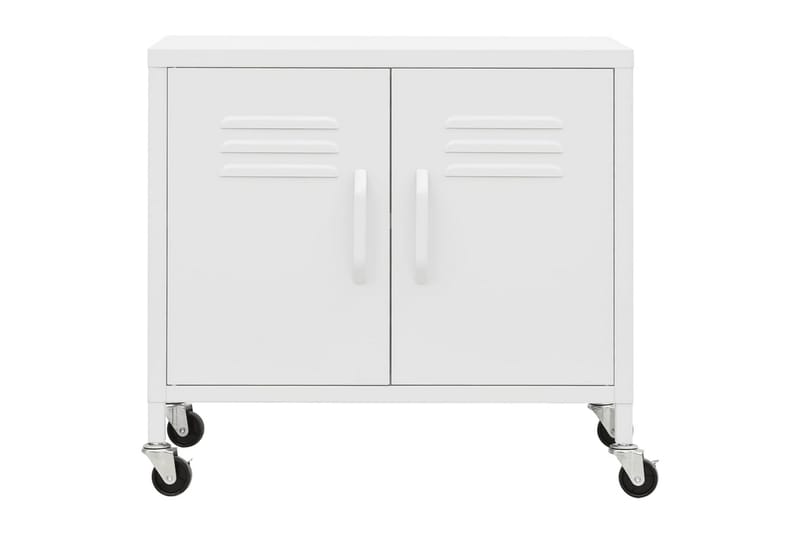 Oppbevaringsskap hvit 60x35x49 cm stål - Hvit - Oppbevaring - Skap - Oppbevaringsskap - Omkledningsskap
