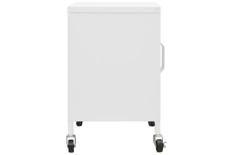 Oppbevaringsskap hvit 60x35x49 cm stål - Hvit - Oppbevaring - Skap - Oppbevaringsskap - Omkledningsskap