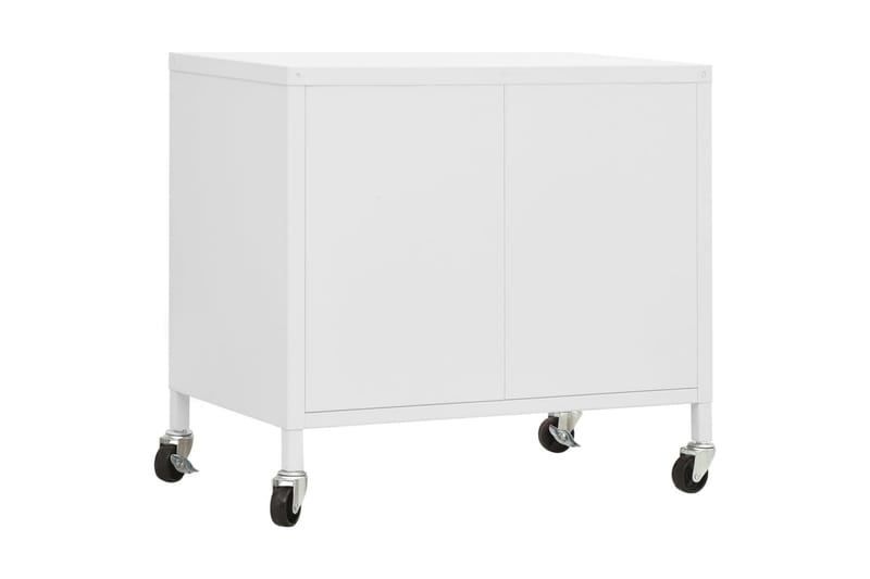 Oppbevaringsskap hvit 60x35x49 cm stål - Hvit - Oppbevaring - Skap - Oppbevaringsskap - Omkledningsskap