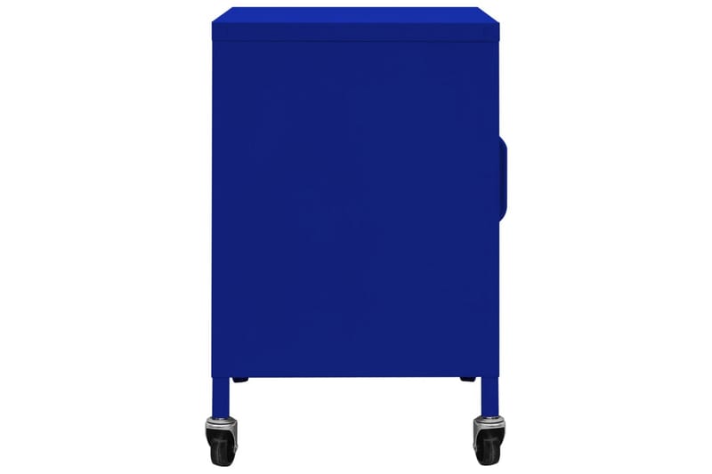 Oppbevaringsskap marineblå 60x35x49 cm stål - Blå - Oppbevaring - Skap - Oppbevaringsskap - Omkledningsskap