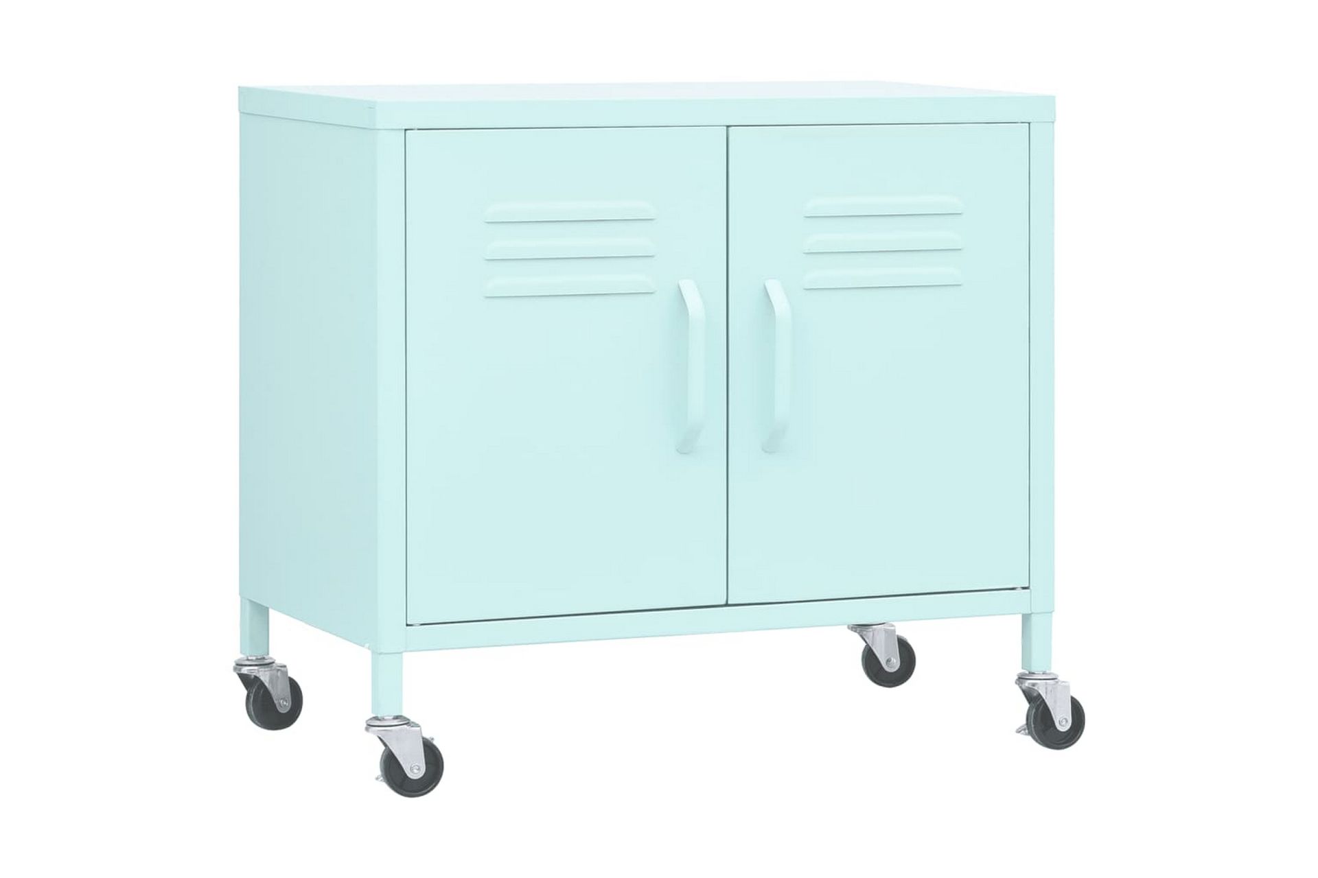 Oppbevaringsskap myntegrønn 60x35x49 cm stål - Blå - Oppbevaring - Skap - Oppbevaringsskap - Omkledningsskap