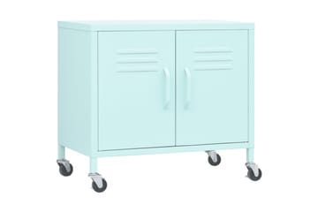 Oppbevaringsskap myntegrønn 60x35x49 cm stål - Blå - Oppbevaring - Skap - Oppbevaringsskap - Omkledningsskap